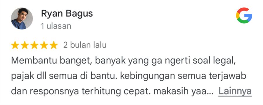 Ulasan Google, Ryan Bagus