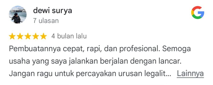 Ulasan Google, Dewi Surya