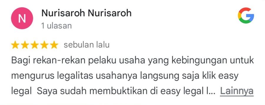 Ulasan Google, Nurisaroh
