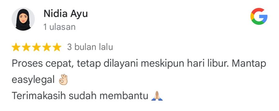 Ulasan Google, Nidia Ayu