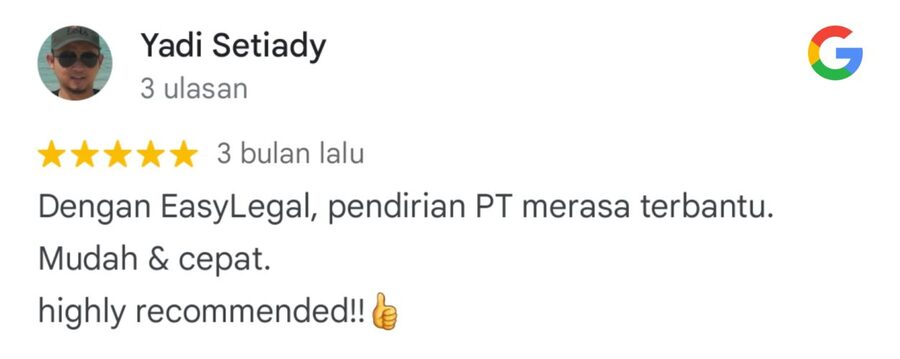 Ulasan Google, Yadi Setiady