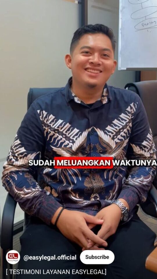 Putar video testimoni klien EasyLegal